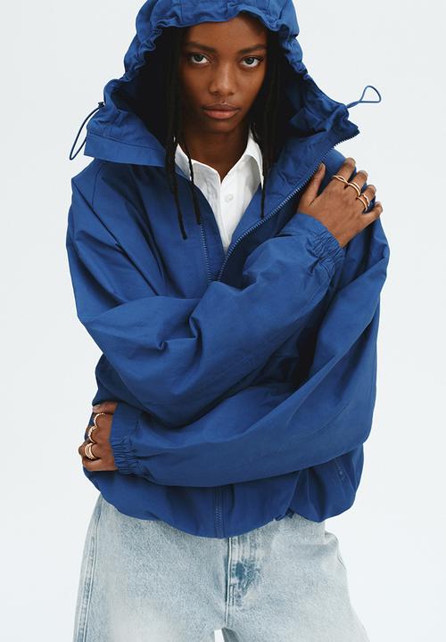 H&M - Hooded windbreaker - dark blue