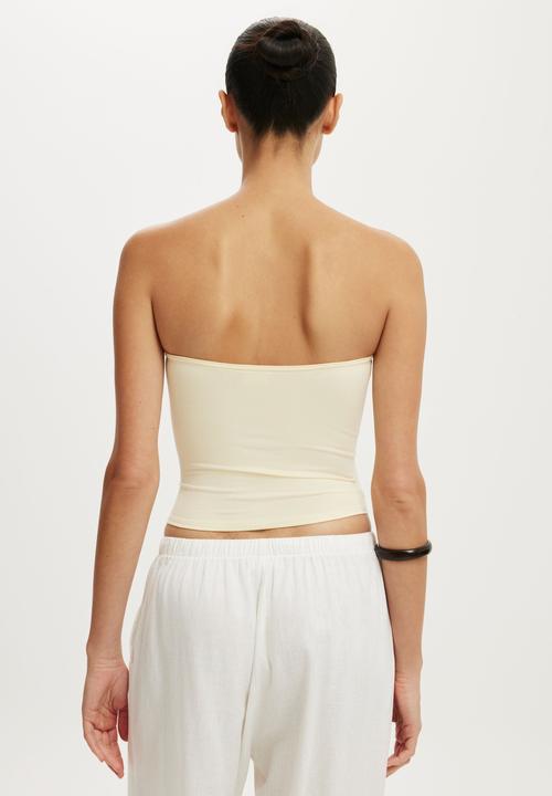 Cotton On - Maple Tube Top - Vanilla Glow