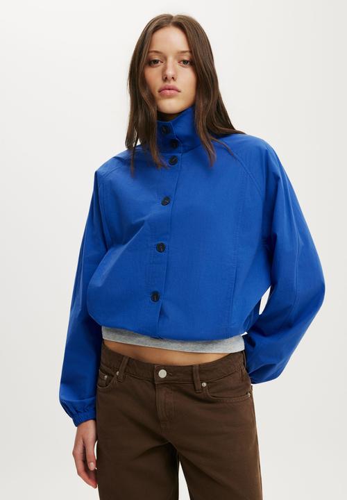 Cotton On - Arlen Spray Jacket - Cobalt