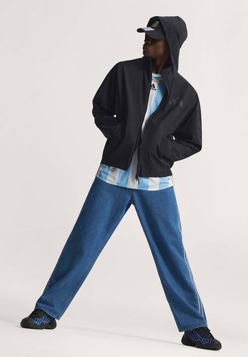adidas Originals - Firebird Adicolor Denim Pants - Blue