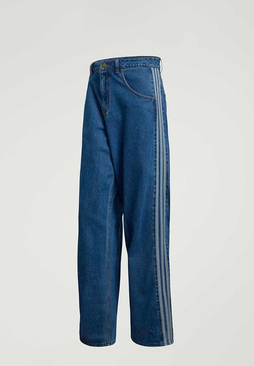 adidas Originals - Firebird Adicolor Denim Pants - Blue