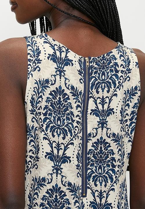Izabel London - Racerback Slip Dress - Navy