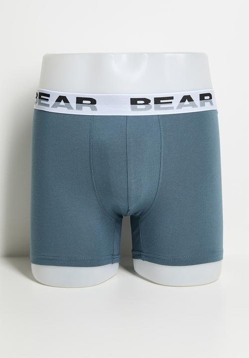 Bear - 3Pk Core Bodyshort - Blue Multi