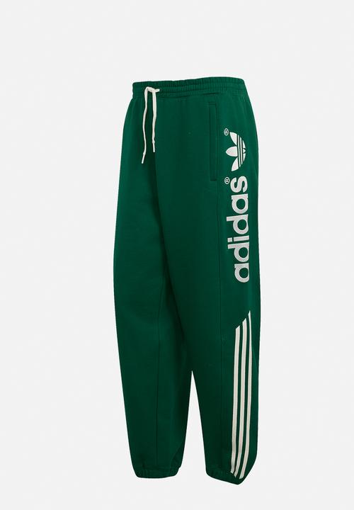 adidas Originals - Signature Sweats Block  Sweatpants - Dark Green