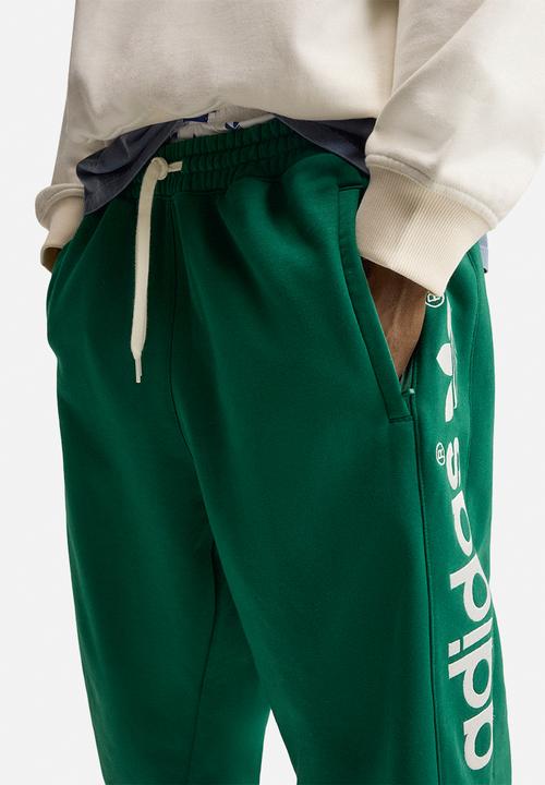 adidas Originals - Signature Sweats Block  Sweatpants - Dark Green