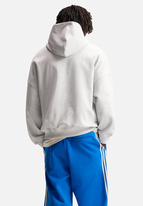 adidas Originals - Signature Sweats Block Hoodie - Light Grey 