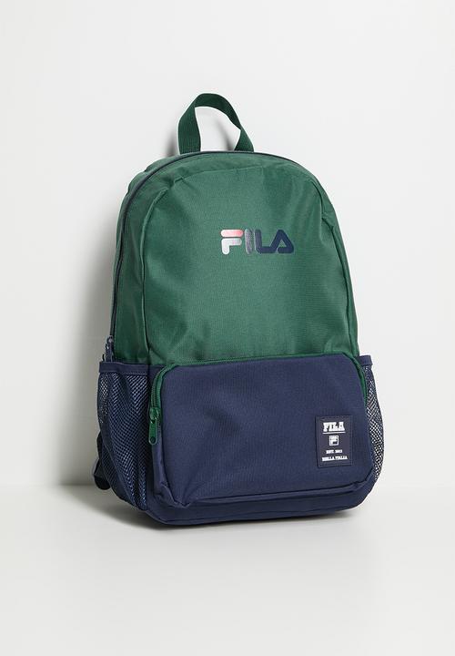 FILA - Ainsley Backpack - Evergreen/ Fila Blue