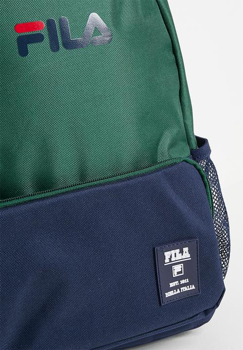 FILA - Ainsley Backpack - Evergreen/ Fila Blue