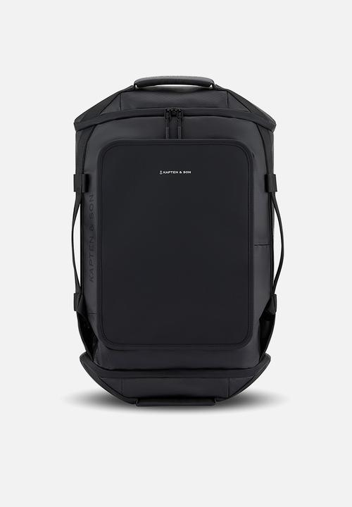 Kapten & Son - Lisbon Duffle Backpack S - All Black