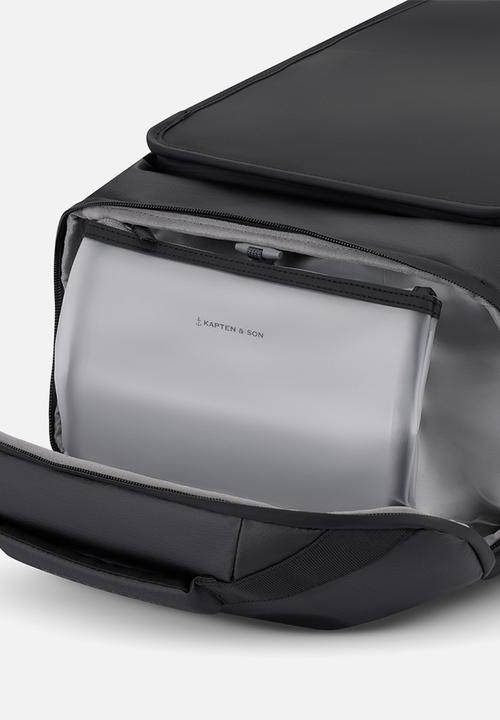 Kapten & Son - Lisbon Duffle Backpack S - All Black