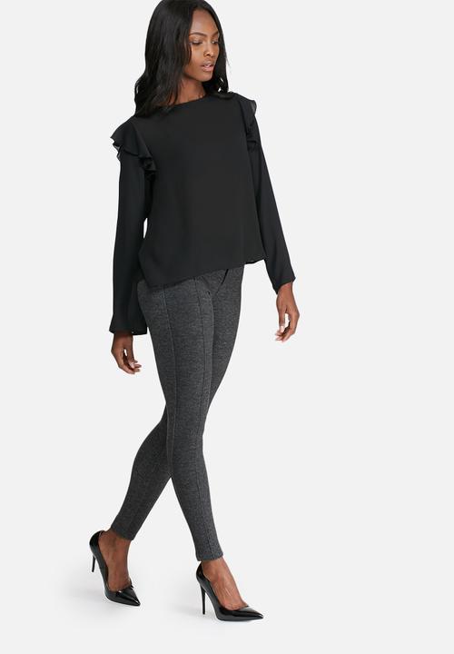 dailyfriday - Shoulder frill shell top