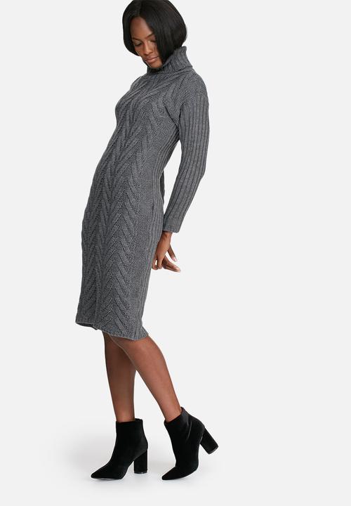 dailyfriday - Cabled midi dress