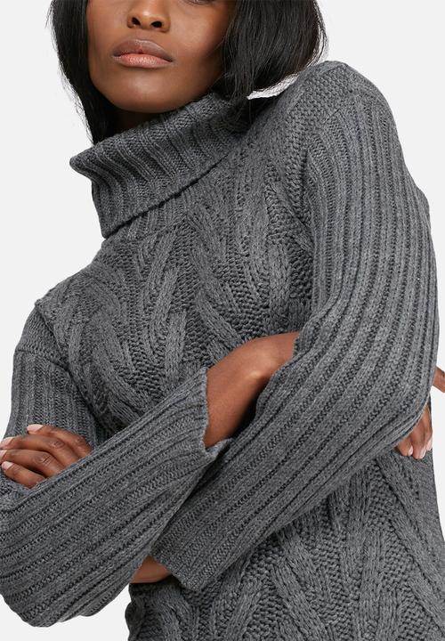 dailyfriday - Cabled midi dress