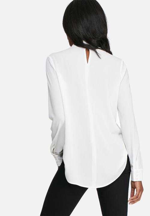 dailyfriday - Long sleeve choker blouse