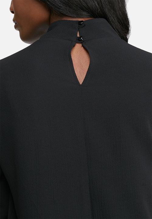 dailyfriday - Long sleeve choker blouse