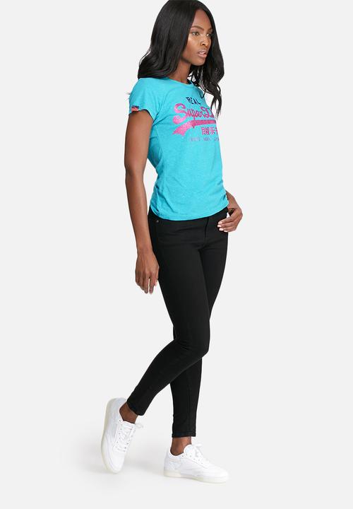 Superdry. - Vintage logo tri entry tee