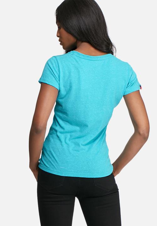 Superdry. - Vintage logo tri entry tee