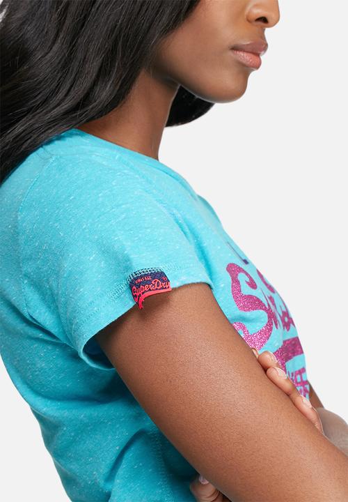Superdry. - Vintage logo tri entry tee