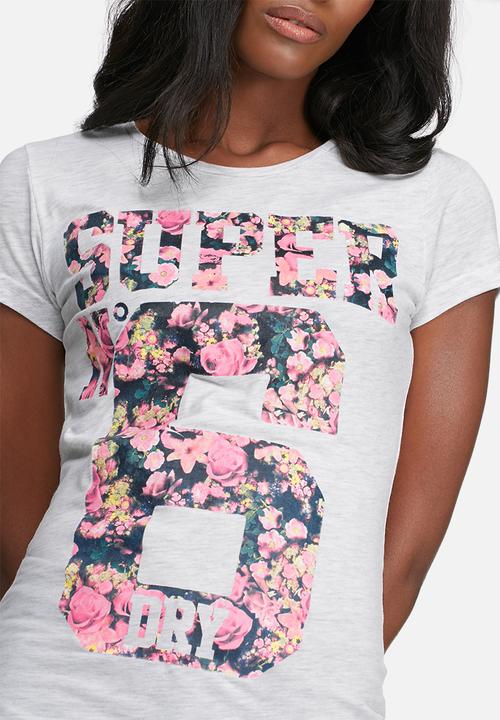 Superdry. - Super no 6 floral tee