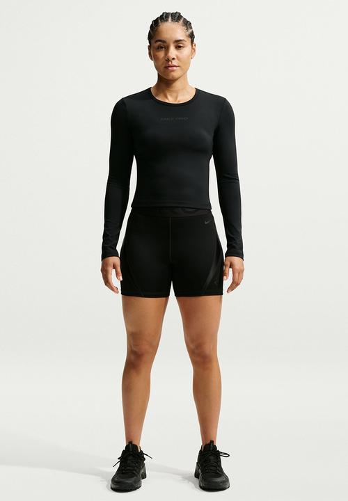 Nike - W Nk Pro Sculpt Long-Sleeve Top - Black/Black