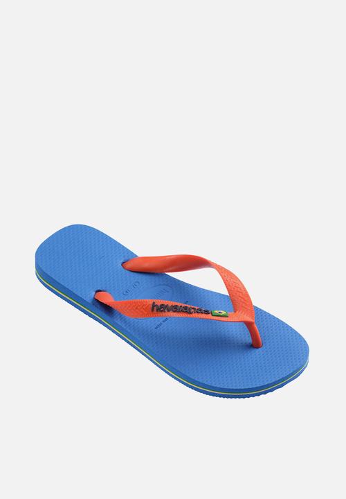 Havaianas - Brazil Logo - Blue/Orange