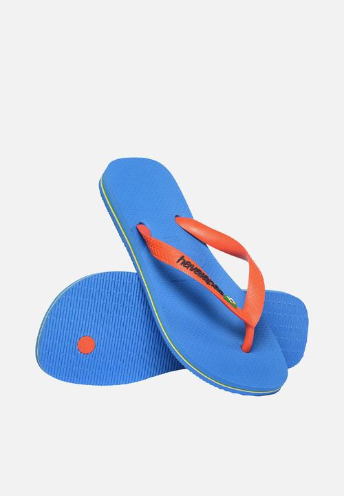 Havaianas - Brazil Logo - Blue/Orange