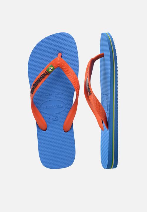 Havaianas - Brazil Logo - Blue/Orange