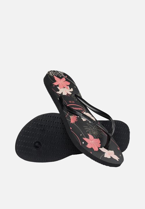 Havaianas - Slim organic - black/dark ash/light