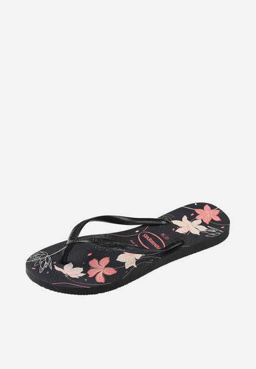 Havaianas - Slim organic - black/dark ash/light