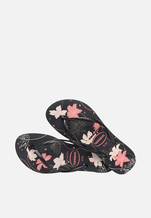 Havaianas - Slim organic - black/dark ash/light