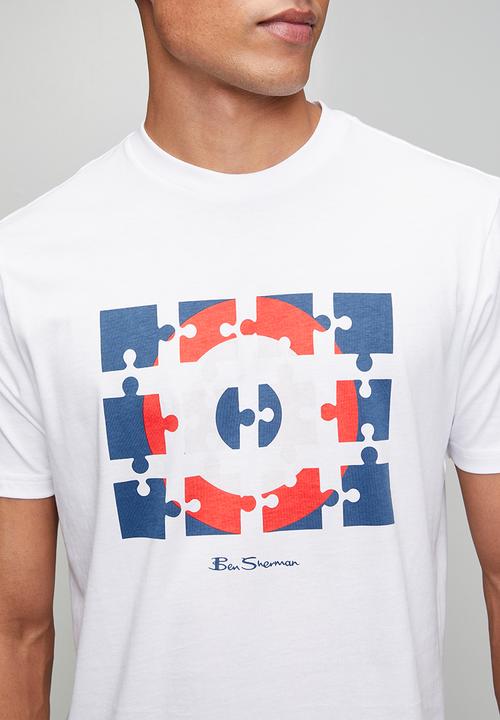Ben Sherman - Puzzle Target Tee Shirt - White