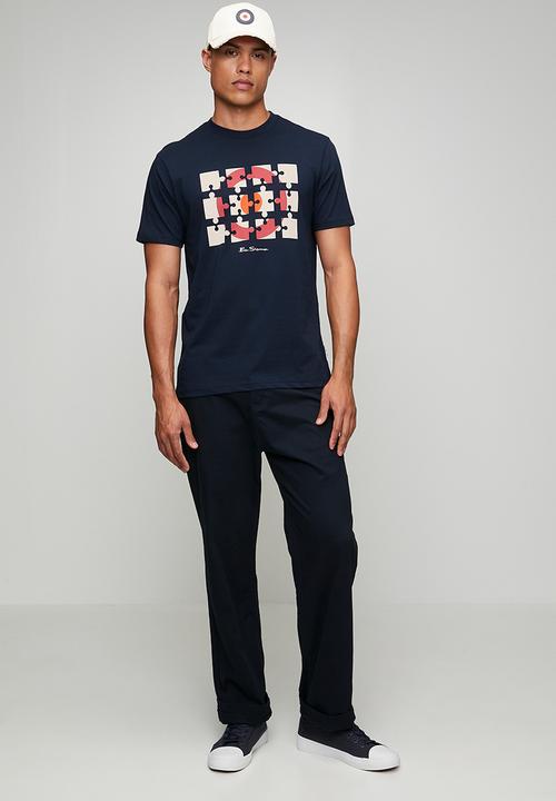 Ben Sherman - Puzzle Target Tee Shirt - Navy