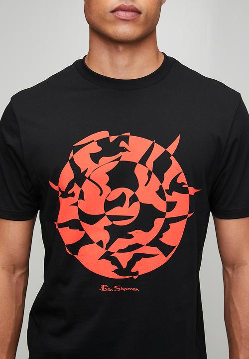 Ben Sherman - Seagull Target Tee Shirt - Black