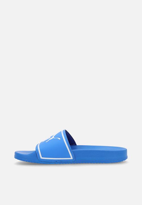 PUMA - Poolcat 2.0 Slide Jr Zadp - Ultra Blue-Puma White