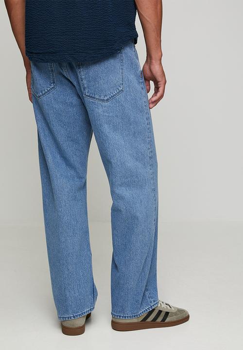 RVCA - Americana Dayshift Loose Denim - Vintage Blue