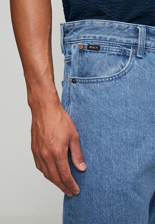 RVCA - Americana Dayshift Loose Denim - Vintage Blue