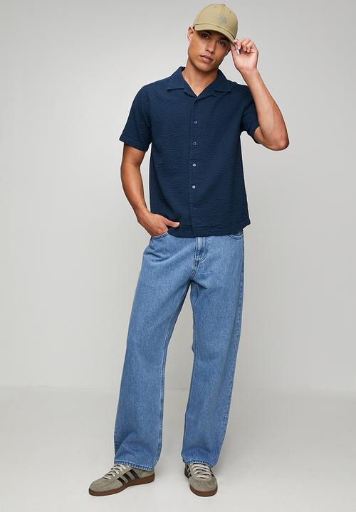 RVCA - Americana Dayshift Loose Denim - Vintage Blue