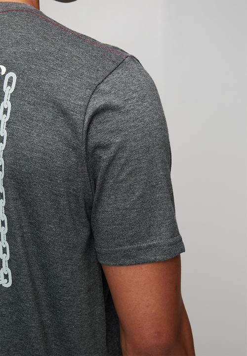 RVCA - Bonded Short sleeve Red Stitch - Black