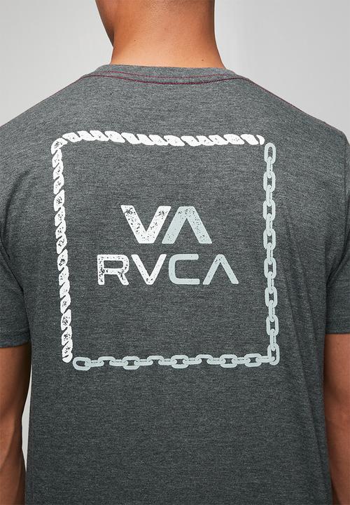 RVCA - Bonded Short sleeve Red Stitch - Black