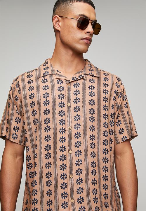 RVCA - Daisied Shirt - Warm Taupe