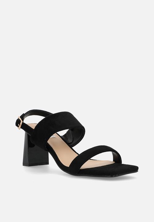 Madison® - Joy open toe slingback - black