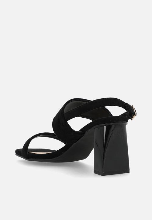 Madison® - Joy open toe slingback - black