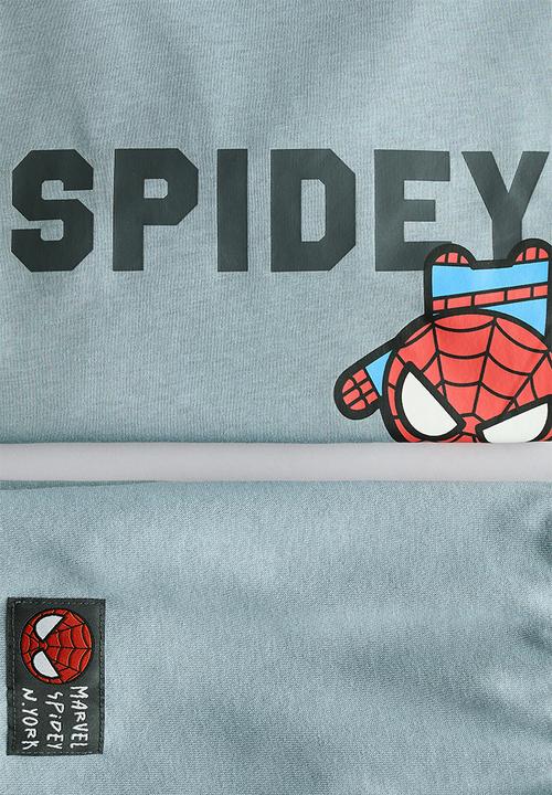 H&M - 2-piece printed set - dark turquoise/spidey
