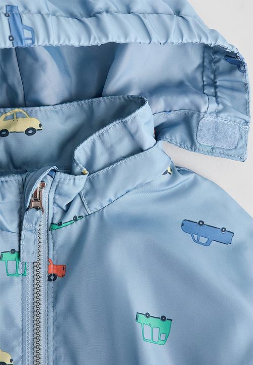 H&M - Printed jacket - light blue/cars