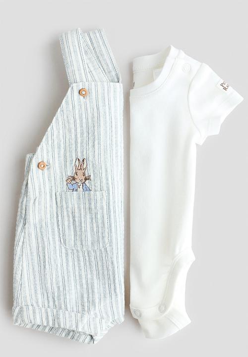 H&M - 2-piece cotton set - light blue/peter rabbit