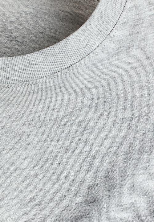 H&M - 3-pack long-sleeve t-shirts - navy blue/khaki green