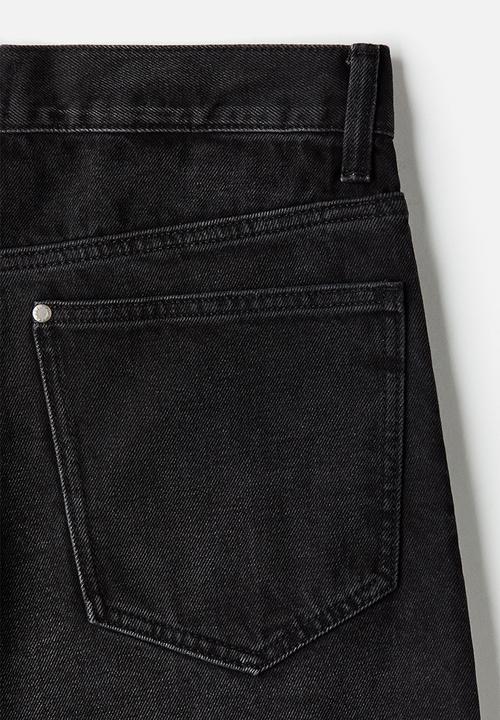 H&M - Baggy denim shorts - denim black