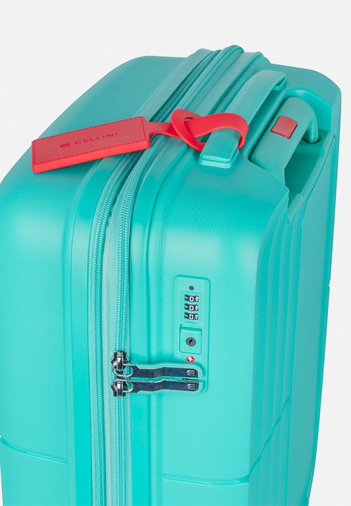 Cellini - Carry-On Trolley Case - Aqua Green