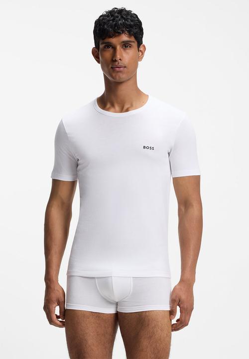 BOSS - TShirt RN 3P Classic - Black / White / Beige