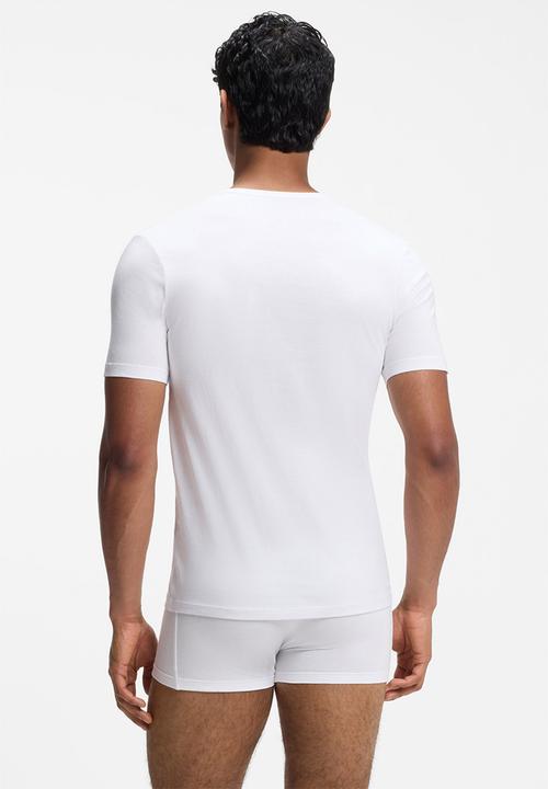 BOSS - TShirt RN 3P Classic - Black / White / Beige